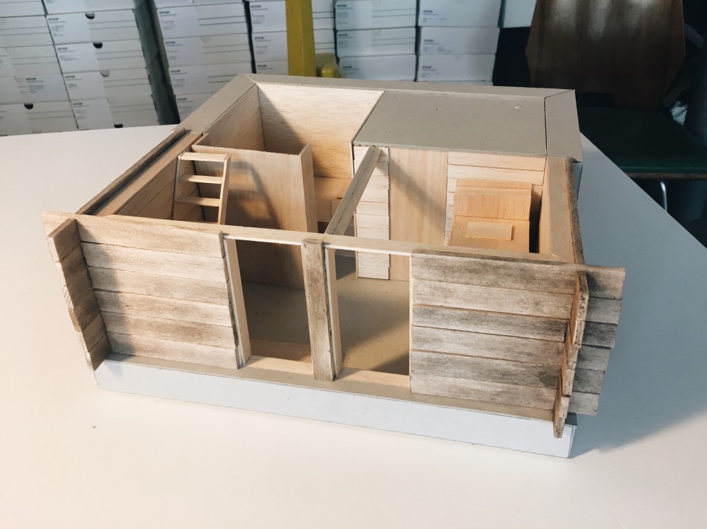 Photo d'une maquette de rénovation de Mayen par Philippe Le Roy Architecte à Nyon